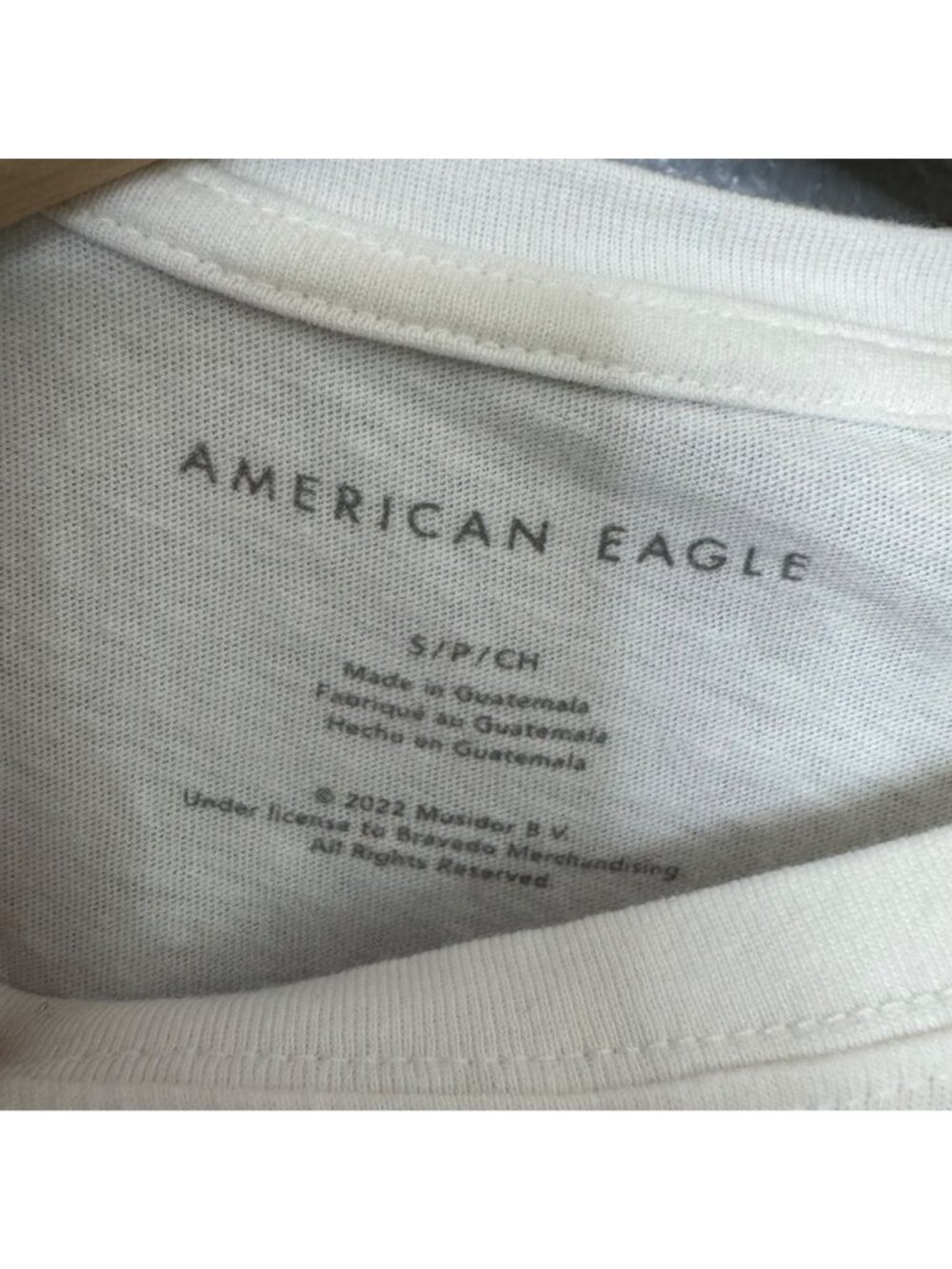 AMERICAN EAGLE rolling stones front & back graphic tee size S - Picture 3 of 5